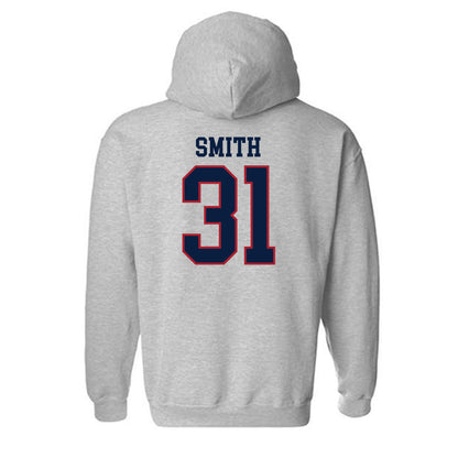Liberty - NCAA Baseball : Kaleb Smith - Sports Shersey Hooded Sweatshirt-1