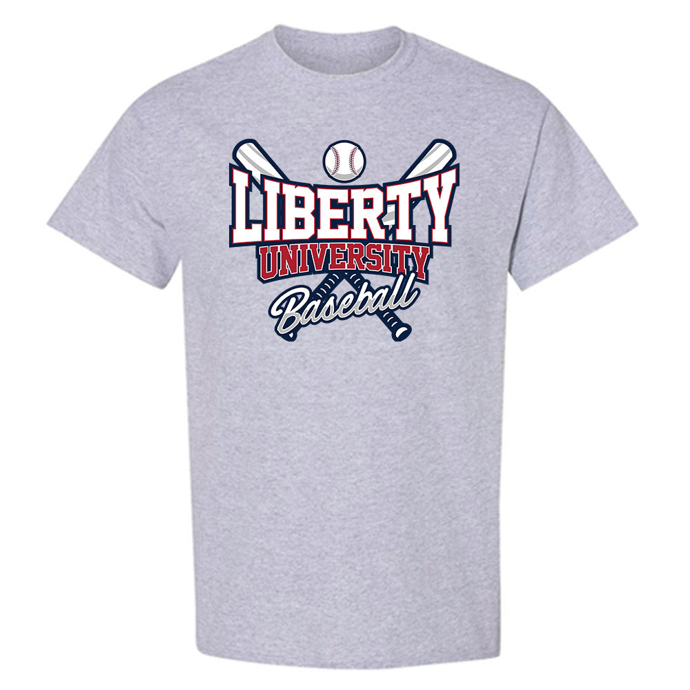 Liberty - NCAA Baseball : Tyler August - Sports Shersey T-Shirt-0