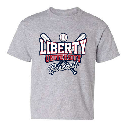 Liberty - NCAA Baseball : Tyler August - Sports Shersey Youth T-Shirt-0