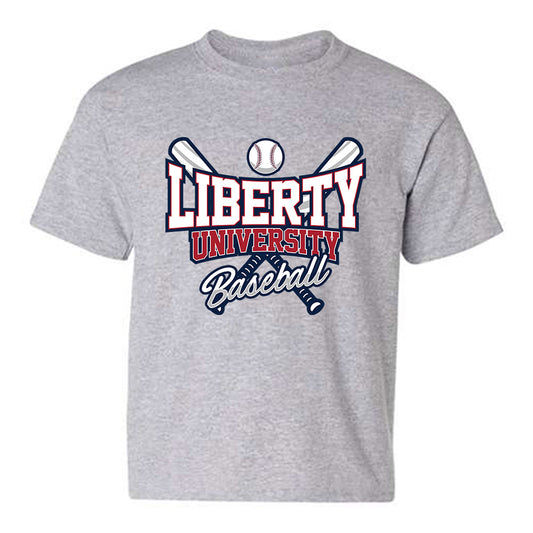 Liberty - NCAA Baseball : Tyler August - Sports Shersey Youth T-Shirt-0