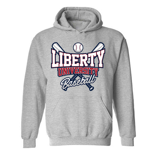 Liberty - NCAA Baseball : Peter Johnson - Sports Shersey Hooded Sweatshirt-0