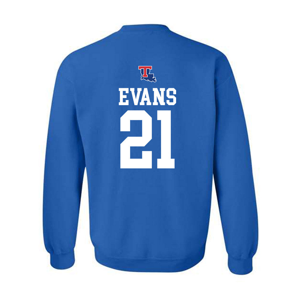 LA Tech - NCAA Women's Basketball : Kennedy Evans - Generic Shersey Crewneck Sweatshirt-1