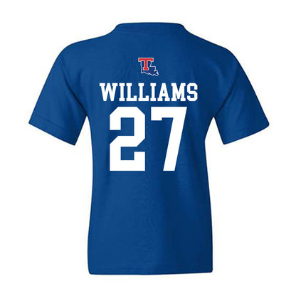 LA Tech - NCAA Men's Basketball : A'Meir Williams - Generic Shersey Youth T-Shirt-1