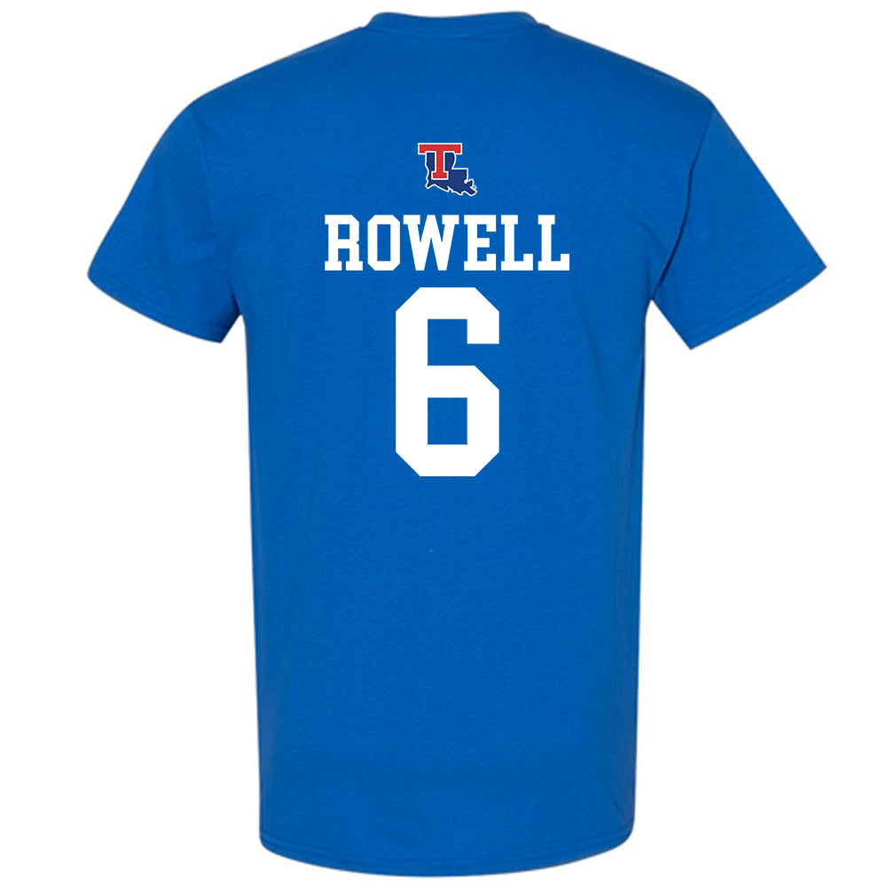LA Tech - NCAA Men's Basketball : Keegan Rowell - Generic Shersey T-Shirt-1