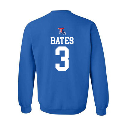 LA Tech - NCAA Men's Basketball : A.J. Bates - Generic Shersey Crewneck Sweatshirt-1