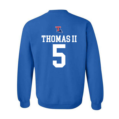 LA Tech - NCAA Men's Basketball : Avery Thomas II - Generic Shersey Crewneck Sweatshirt-1