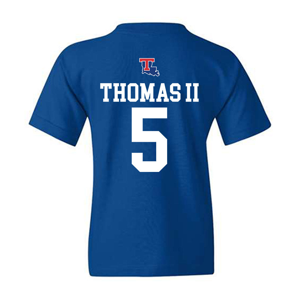 LA Tech - NCAA Men's Basketball : Avery Thomas II - Generic Shersey Youth T-Shirt-1