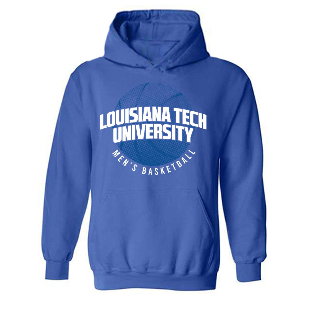 LA Tech - NCAA Men's Basketball : Jaylen Fenner - Generic Shersey Hooded Sweatshirt-0