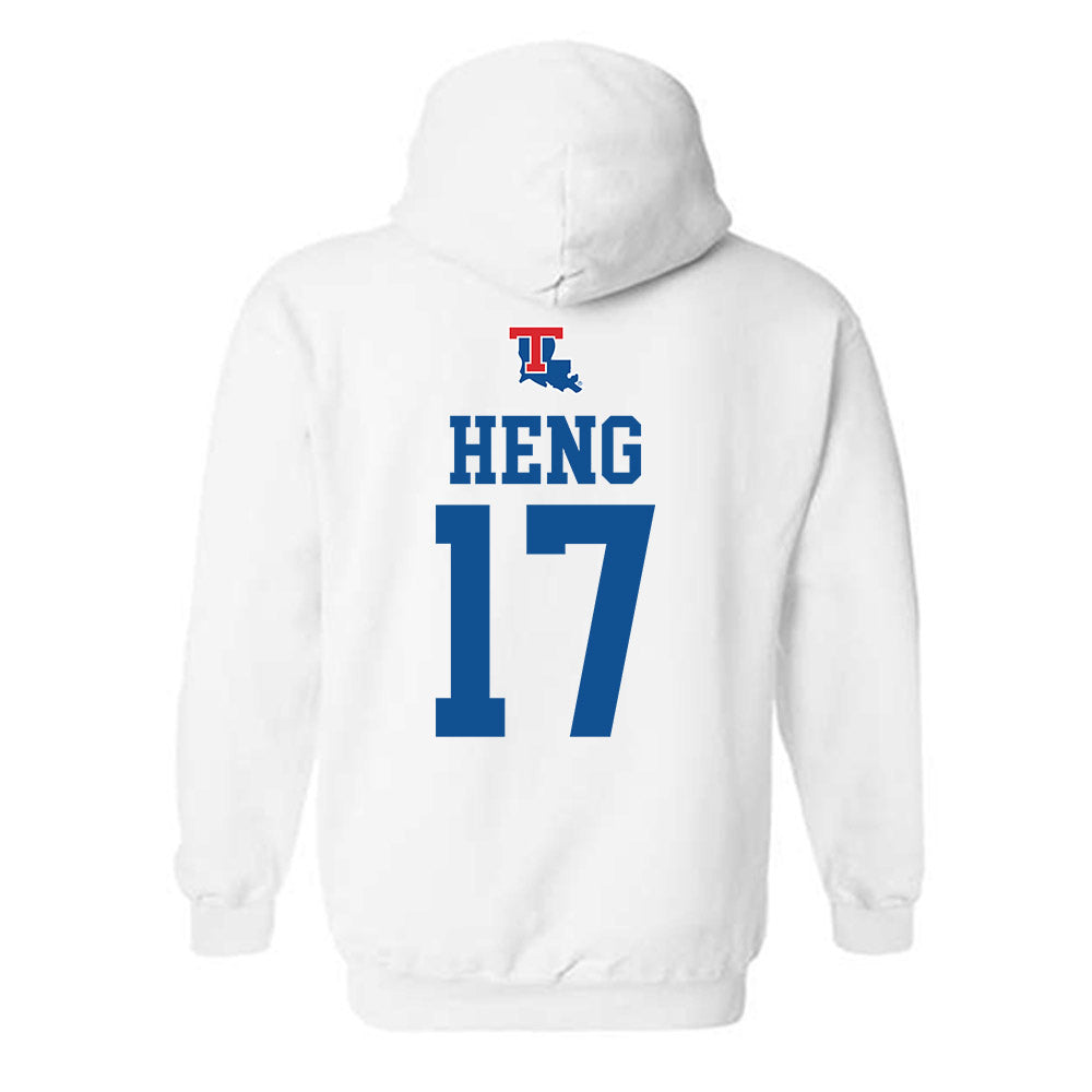 LA Tech - NCAA Softball : Elena Heng - Generic Shersey Hooded Sweatshirt-1