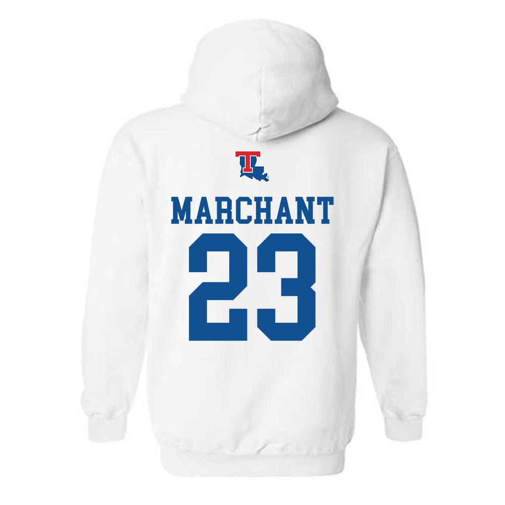 LA Tech - NCAA Softball : Reagan Marchant - Generic Shersey Hooded Sweatshirt-1