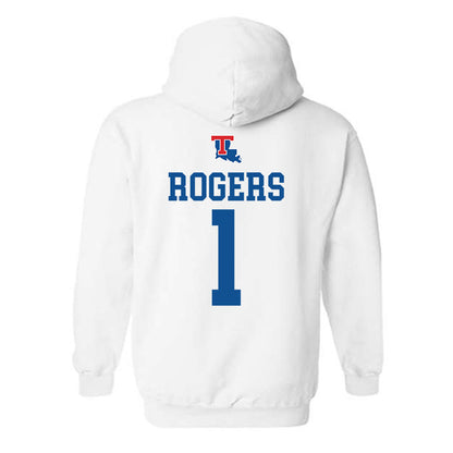 LA Tech - NCAA Softball : Alannah Rogers - Generic Shersey Hooded Sweatshirt-1
