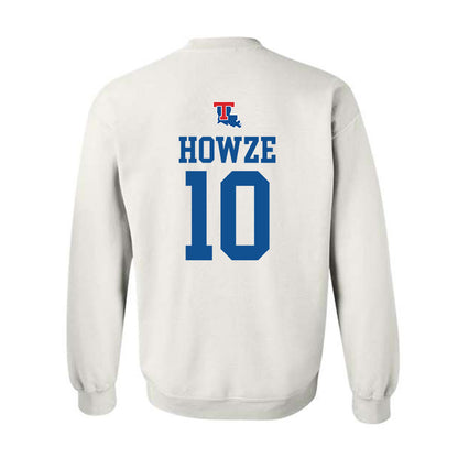 LA Tech - NCAA Men's Basketball : Kylan Howze - Generic Shersey Crewneck Sweatshirt-1