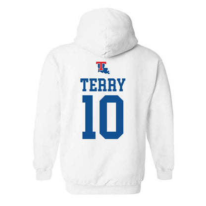 LA Tech - NCAA Women's Basketball : Jayden Terry - Generic Shersey Hooded Sweatshirt-1