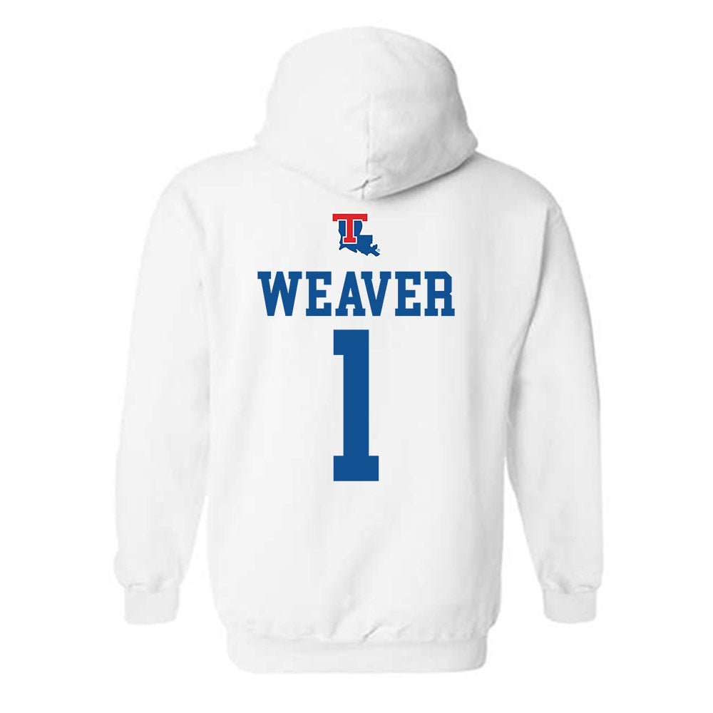 LA Tech - NCAA Women's Basketball : Alexia Weaver - Generic Shersey Hooded Sweatshirt-1