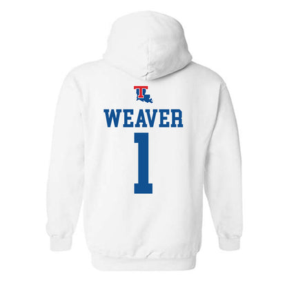 LA Tech - NCAA Women's Basketball : Alexia Weaver - Generic Shersey Hooded Sweatshirt-1