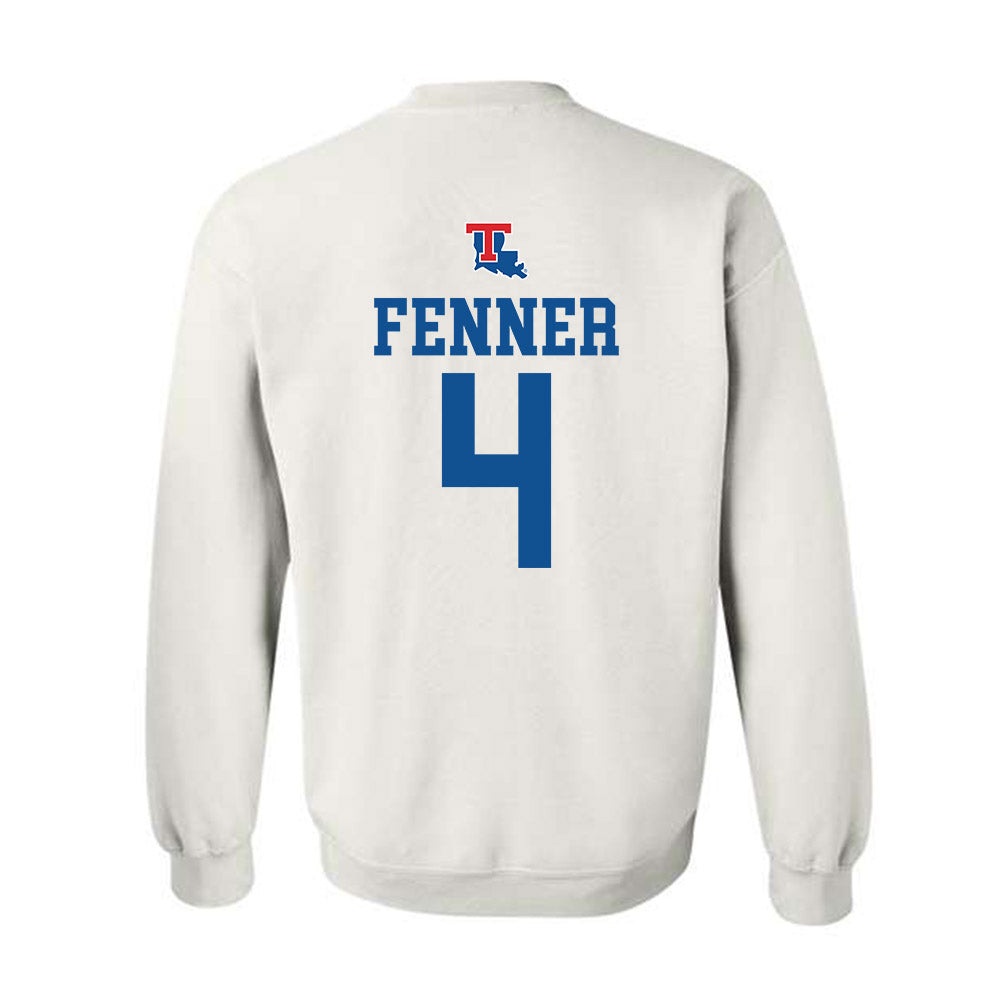 LA Tech - NCAA Men's Basketball : Jaylen Fenner - Generic Shersey Crewneck Sweatshirt-1