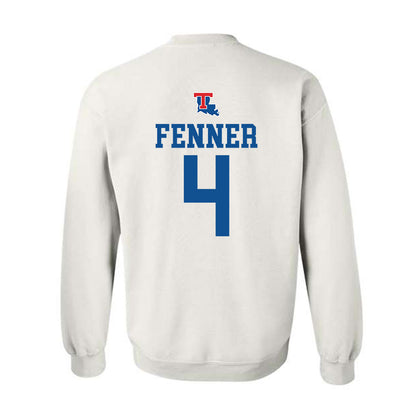 LA Tech - NCAA Men's Basketball : Jaylen Fenner - Generic Shersey Crewneck Sweatshirt-1