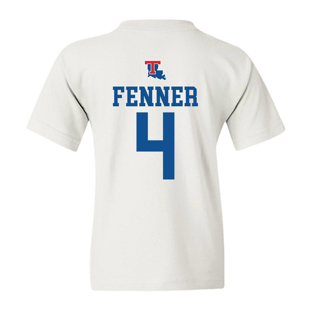 LA Tech - NCAA Men's Basketball : Jaylen Fenner - Generic Shersey Youth T-Shirt-1