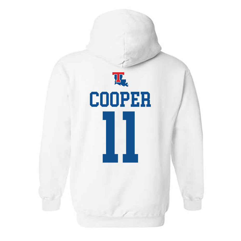 LA Tech - NCAA Men's Basketball : Kaden Cooper - Generic Shersey Hooded Sweatshirt-1