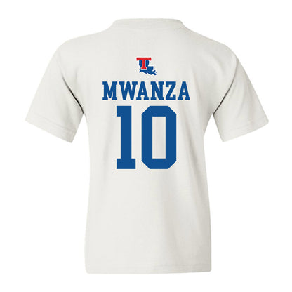 LA Tech - NCAA Women's Basketball : Melissa Mwanza - Generic Shersey Youth T-Shirt-1
