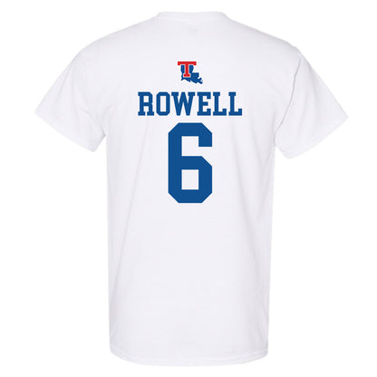 LA Tech - NCAA Men's Basketball : Keegan Rowell - Generic Shersey T-Shirt-1