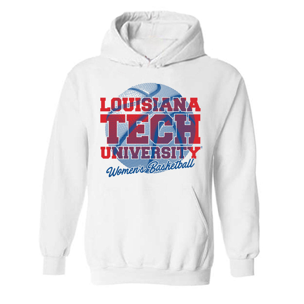 LA Tech - NCAA Women's Basketball : Kennedy Evans - Generic Shersey Hooded Sweatshirt-0
