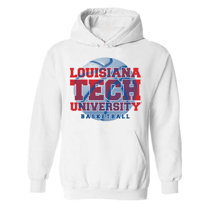 LA Tech - NCAA Men's Basketball : Avery Thomas II - Generic Shersey Hooded Sweatshirt-0
