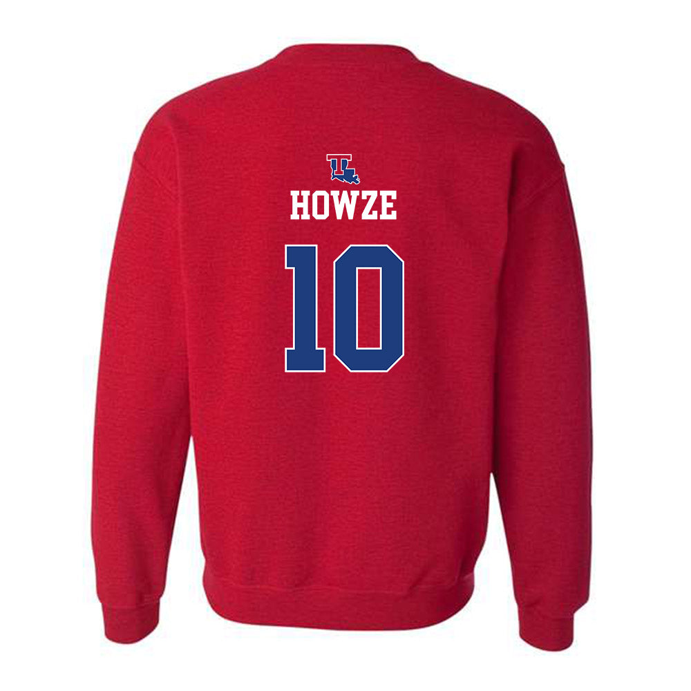LA Tech - NCAA Men's Basketball : Kylan Howze - Generic Shersey Crewneck Sweatshirt-1