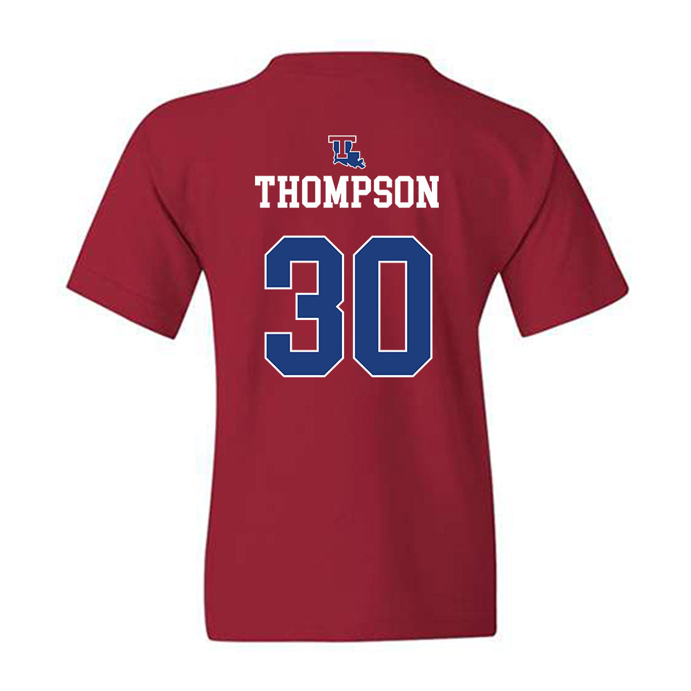LA Tech - NCAA Women's Basketball : Kaleigh Thompson - Generic Shersey Youth T-Shirt-1