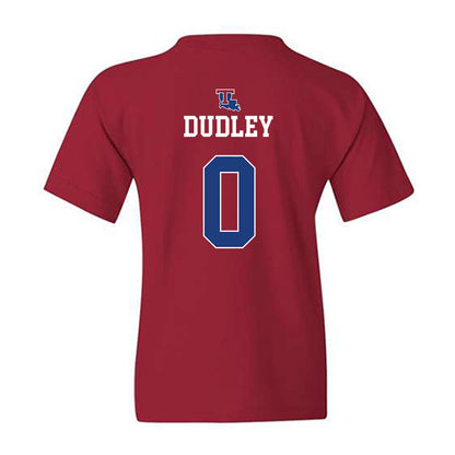 LA Tech - NCAA Men's Basketball : DJ Dudley - Generic Shersey Youth T-Shirt-1