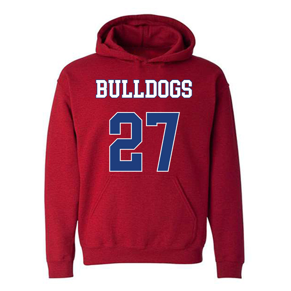 LA Tech - NCAA Men's Basketball : A'Meir Williams - Generic Shersey Hooded Sweatshirt-0