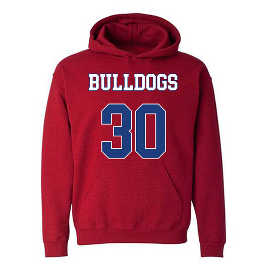 LA Tech - NCAA Women's Basketball : Kaleigh Thompson - Generic Shersey Hooded Sweatshirt-0