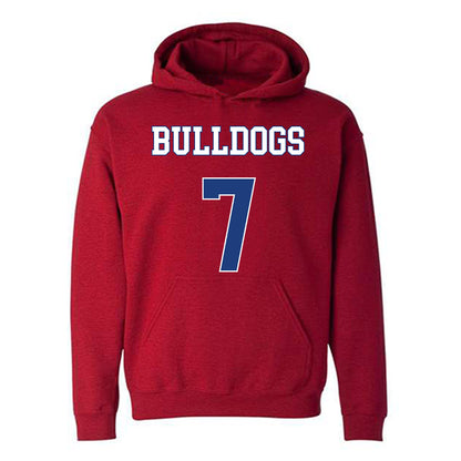 LA Tech - NCAA Men's Basketball : Landren Blocker - Generic Shersey Hooded Sweatshirt