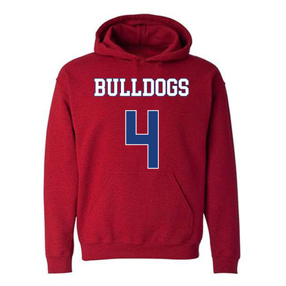 LA Tech - NCAA Women's Basketball : Joy Madison-Key - Generic Shersey Hooded Sweatshirt-0