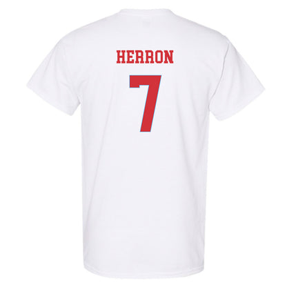 LA Tech - NCAA Men's Basketball : Sir issac Herron - Generic Shersey T-Shirt-1