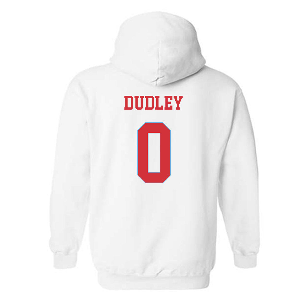 LA Tech - NCAA Men's Basketball : DJ Dudley - Generic Shersey Hooded Sweatshirt-1