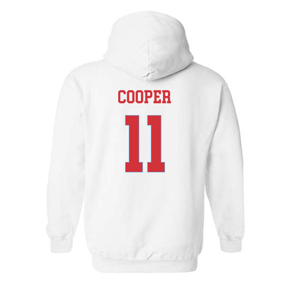 LA Tech - NCAA Men's Basketball : Kaden Cooper - Generic Shersey Hooded Sweatshirt-1