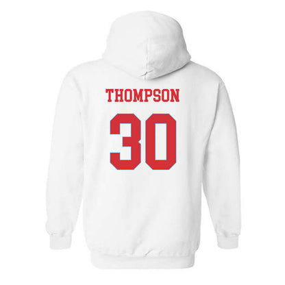 LA Tech - NCAA Women's Basketball : Kaleigh Thompson - Generic Shersey Hooded Sweatshirt-1