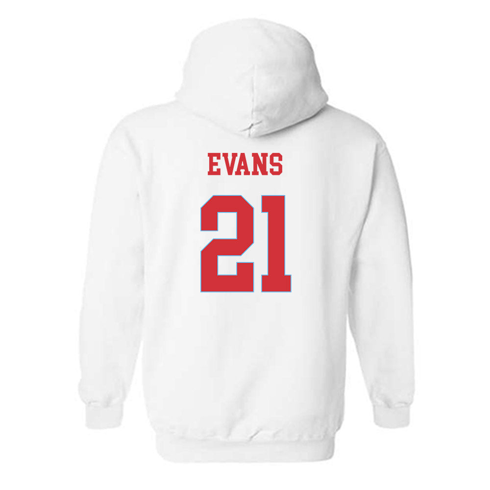 LA Tech - NCAA Women's Basketball : Kennedy Evans - Generic Shersey Hooded Sweatshirt-1