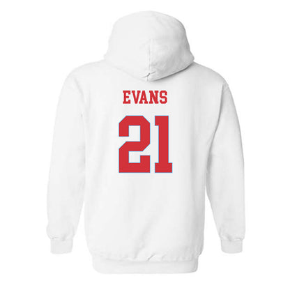 LA Tech - NCAA Women's Basketball : Kennedy Evans - Generic Shersey Hooded Sweatshirt-1