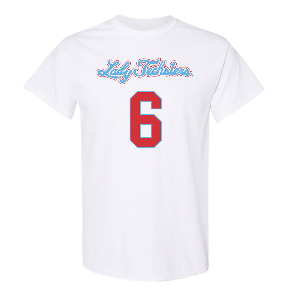 LA Tech - NCAA Men's Basketball : Keegan Rowell - Generic Shersey T-Shirt-0