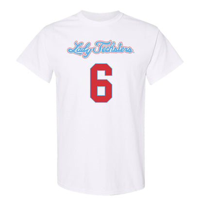 LA Tech - NCAA Men's Basketball : Keegan Rowell - Generic Shersey T-Shirt-0