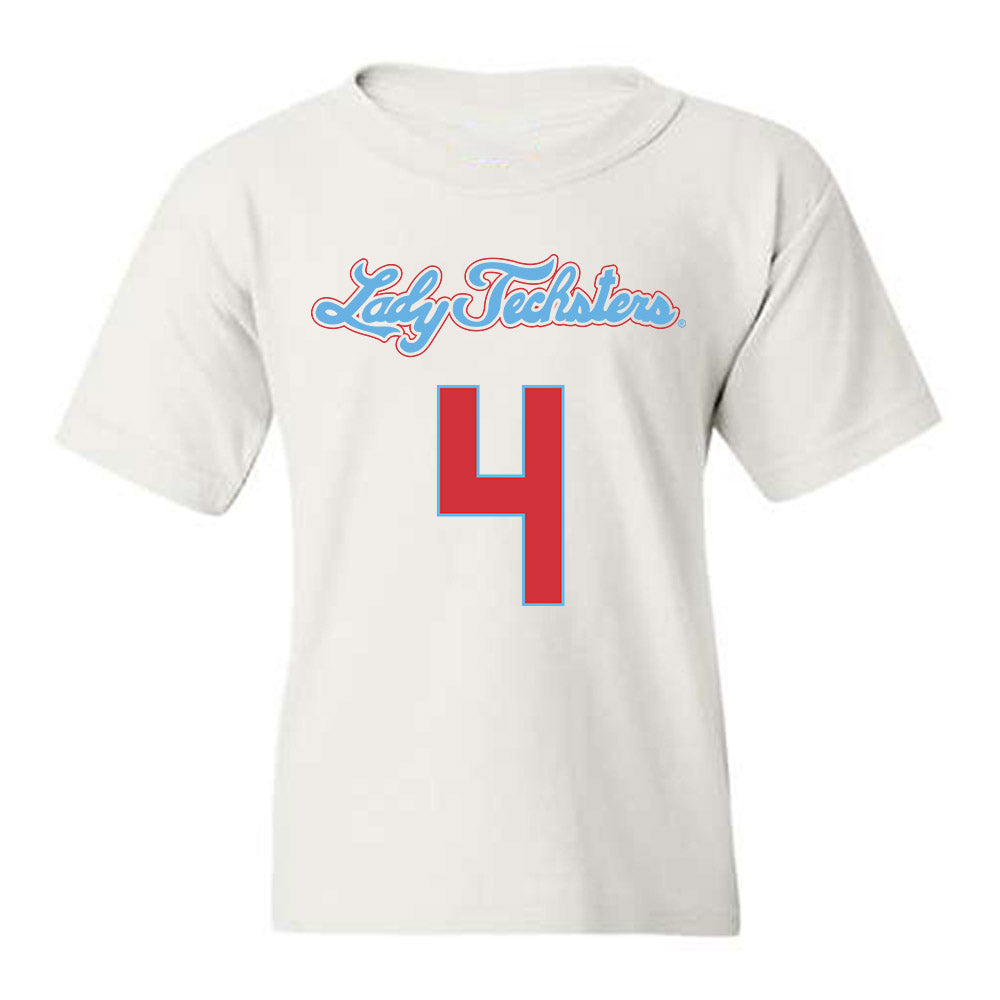 LA Tech - NCAA Men's Basketball : Jaylen Fenner - Generic Shersey Youth T-Shirt-0