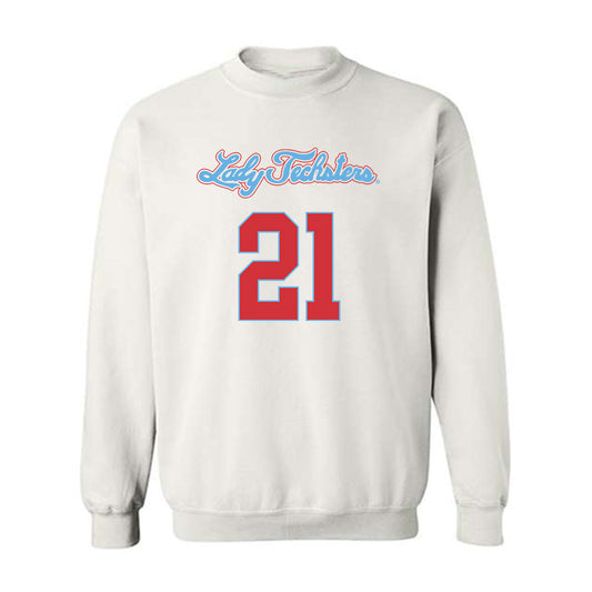 LA Tech - NCAA Women's Basketball : Kennedy Evans - Generic Shersey Crewneck Sweatshirt-0