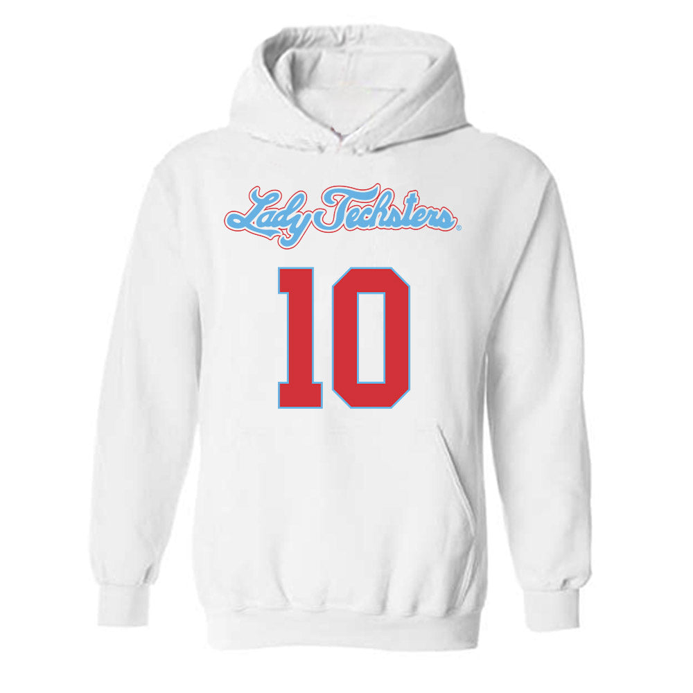 LA Tech - NCAA Women's Basketball : Jayden Terry - Generic Shersey Hooded Sweatshirt-0