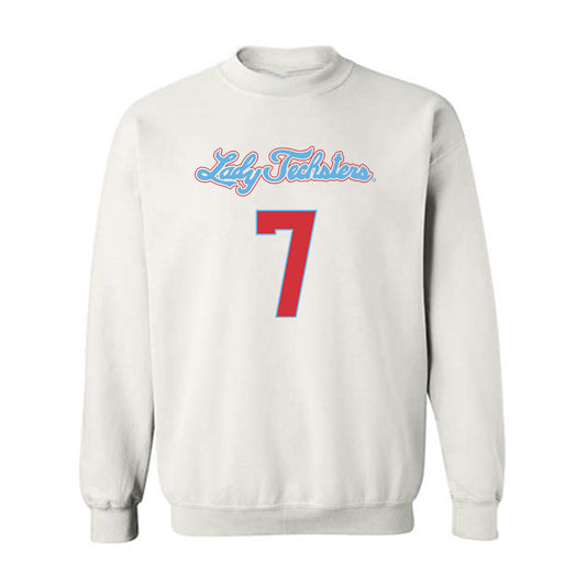 LA Tech - NCAA Men's Basketball : Sir issac Herron - Generic Shersey Crewneck Sweatshirt-0