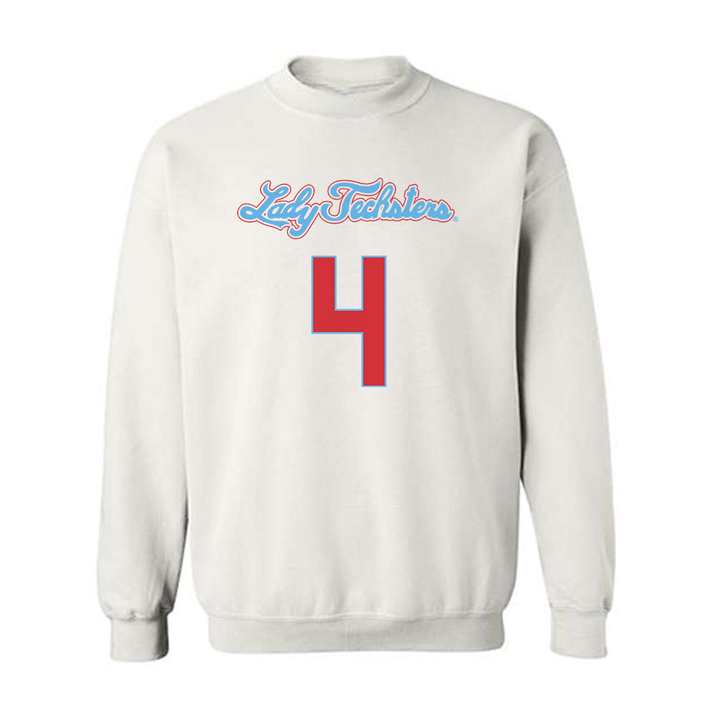 LA Tech - NCAA Men's Basketball : Jaylen Fenner - Generic Shersey Crewneck Sweatshirt-0