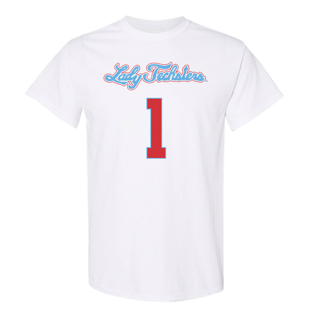 LA Tech - NCAA Men's Basketball : Jermaurhiyun Anderson - Generic Shersey T-Shirt-0