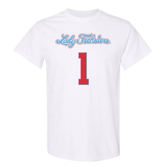 LA Tech - NCAA Men's Basketball : Jermaurhiyun Anderson - Generic Shersey T-Shirt-0