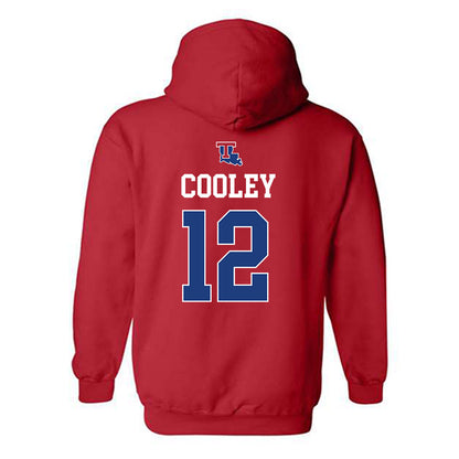 LA Tech - NCAA Baseball : Luke Cooley - Sports Shersey Hooded Sweatshirt-1